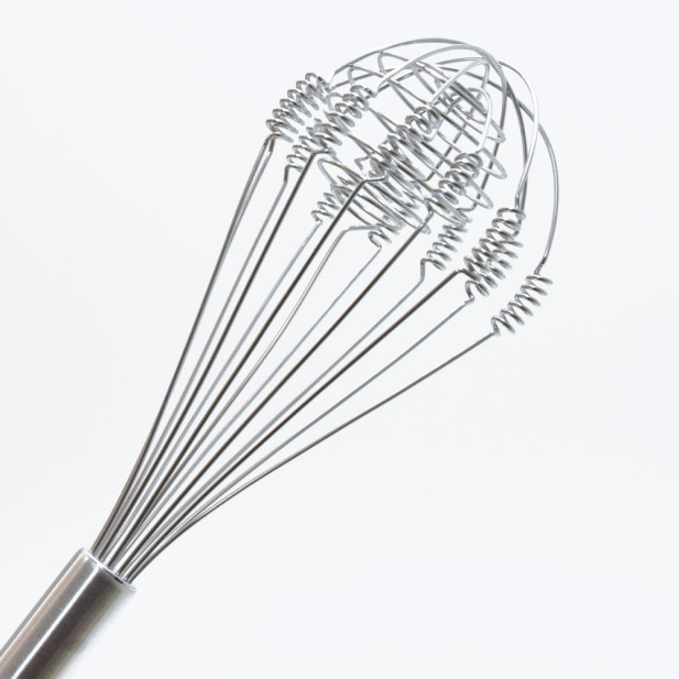 Spirálos kézi tojásverő és habverő - 30 cm