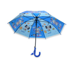 Automata esernyő gyerekeknek, robot mintával és síppal - sötétkék