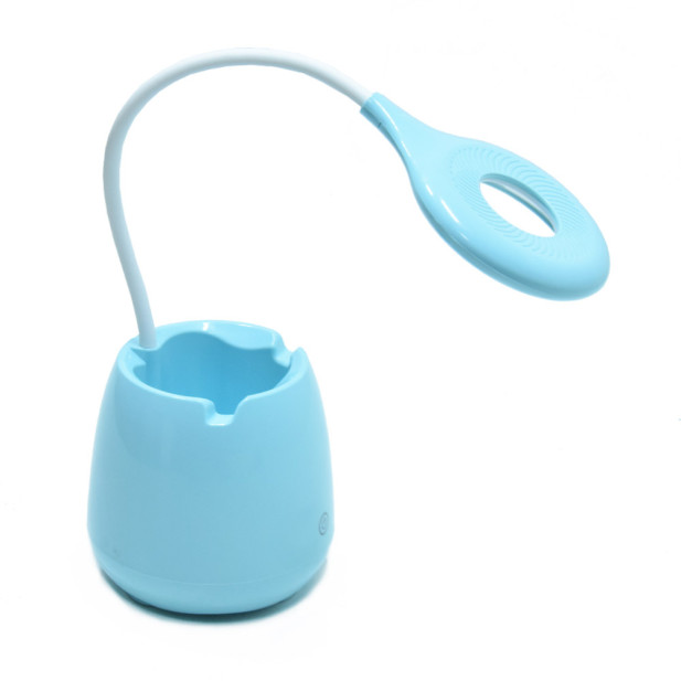 3 az 1-ben asztali LED lámpa,  tolltartó és Bluetooth kihangosító