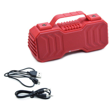 ?MusicBox hordozható Bluetooth hangszóró, zenelejátszó és FM rádió - piros