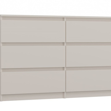 Kahsar M6 120 fiókos szekrény,  120x75x30 cm,  kasmír