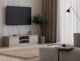 Faenza RTV140 TV állvány, 140x36x40 cm, agyag színű