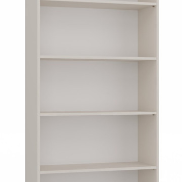 Kashar R80 polcos szekrény,  könyvtartó,  80x182x30 cm,  kasmír