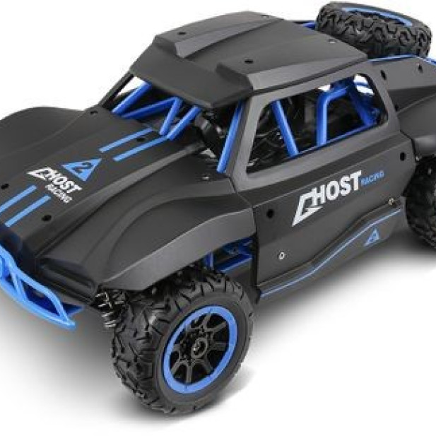 4 kerék meghajtású Off-road távirányítós autó, 1:18, fekete