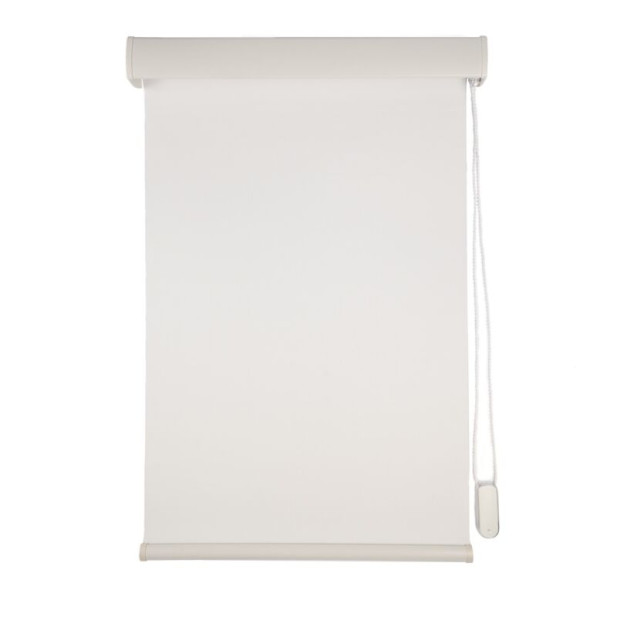 Elite Home® ablakra szerelhető sötétítő és árnyékoló roló, fém házban, fehér, 90x120cm