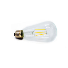 Edison izzó, filament LED retró izzó, fényforrás, 4W, 2700K, melegfehér