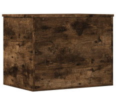 Füstös tölgy színű szerelt fa tárolóláda 60x42x46 cm - utánvéttel vagy ingyenes szállítással
