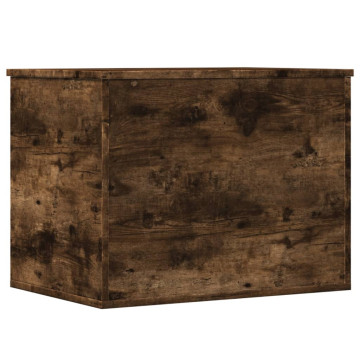 Füstös tölgy színű szerelt fa tárolóláda 60x42x46 cm - utánvéttel vagy ingyenes szállítással