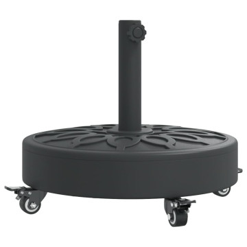 Görgős kerek napernyőtalp rúdhoz Ø38 / 48 mm 27 kg - utánvéttel vagy ingyenes szállítással