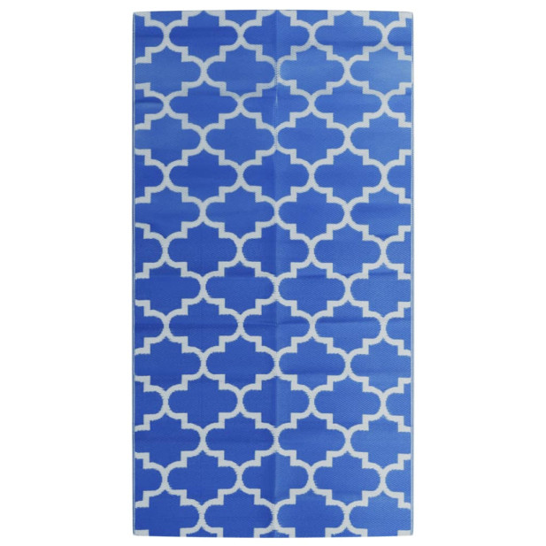 Kék polipropilén kültéri szőnyeg 80 x 150 cm - utánvéttel vagy ingyenes szállítással