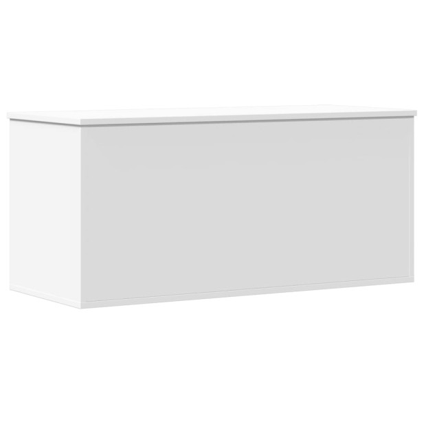 Fehér szerelt fa tárolóláda 100x42x46 cm - utánvéttel vagy ingyenes szállítással