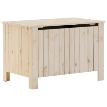 RANA tömör fenyőfa tárolóláda fedéllel 80 x 49 x 54 cm - utánvéttel vagy ingyenes szállítással
