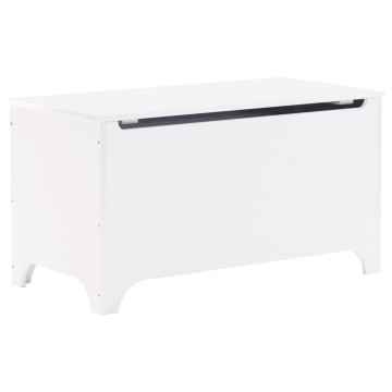 RANA fehér tömör fenyőfa tárolóláda fedéllel 100 x 49 x 54 cm - utánvéttel vagy ingyenes szállítással
