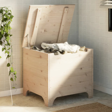 RANA tömör fenyőfa tárolóláda fedéllel 60 x 49 x 54 cm - utánvéttel vagy ingyenes szállítással
