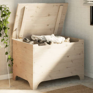 RANA tömör fenyőfa tárolóláda fedéllel 80 x 49 x 54 cm - utánvéttel vagy ingyenes szállítással