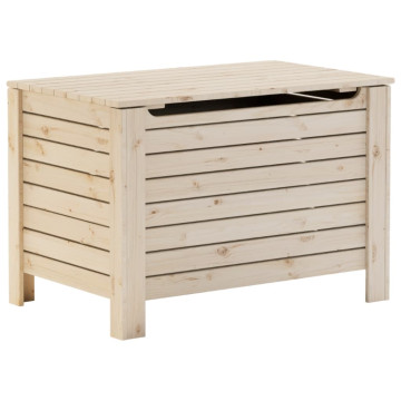 RANA tömör fenyőfa tárolóláda fedéllel 80 x 49 x 54 cm - utánvéttel vagy ingyenes szállítással