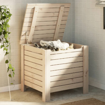 RANA tömör fenyőfa tárolóláda fedéllel 60 x 49 x 54 cm - utánvéttel vagy ingyenes szállítással