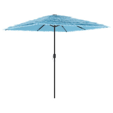 Kék kerti napernyő acél rúddal 248 x 248 x 248 cm - utánvéttel vagy ingyenes szállítással