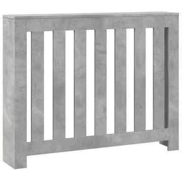 Betonszürke szerelt fa radiátorburkolat 104 x 20 x 82 cm - utánvéttel vagy ingyenes szállítással