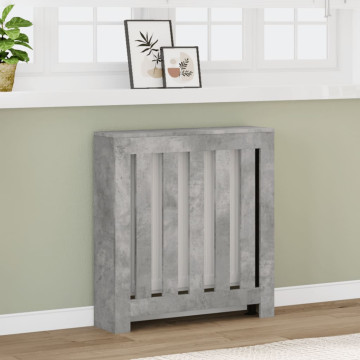 Betonszürke szerelt fa radiátorburkolat 78 x 20 x 82 cm - utánvéttel vagy ingyenes szállítással