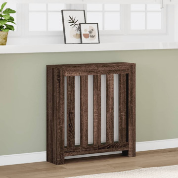 Barna tölgyszínű szerelt fa radiátorburkolat 78 x 20 x 82 cm - utánvéttel vagy ingyenes szállítással