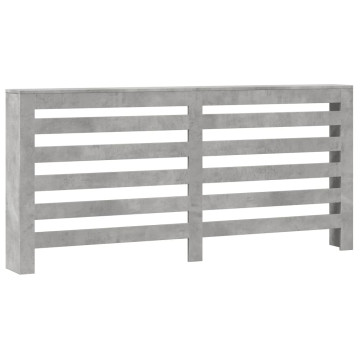 Betonszürke szerelt fa radiátorburkolat 175 x 20 x 82 cm - utánvéttel vagy ingyenes szállítással