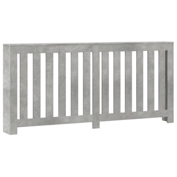 Betonszürke szerelt fa radiátorburkolat 175 x 20 x 82 cm - utánvéttel vagy ingyenes szállítással