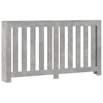 Betonszürke szerelt fa radiátorburkolat 149 x 20 x 82 cm - utánvéttel vagy ingyenes szállítással