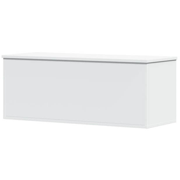 Fehér szerelt fa tárolóláda 90 x 35 x 35 cm - utánvéttel vagy ingyenes szállítással