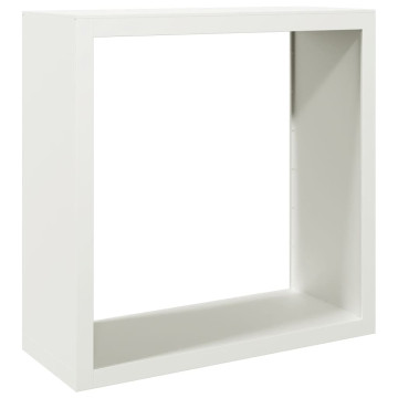 Fehér acél tűzifatároló 100 x 40 x 100 cm - utánvéttel vagy ingyenes szállítással