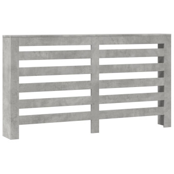 Betonszürke szerelt fa radiátorburkolat 149 x 20 x 82 cm - utánvéttel vagy ingyenes szállítással