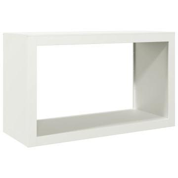 Fehér acél tűzifatároló 100 x 40 x 60 cm - utánvéttel vagy ingyenes szállítással