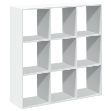 Fehér szerelt fa térelválasztó könyvespolc 102x29x103,5 cm - utánvéttel vagy ingyenes szállítással