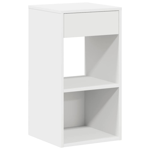 Fehér éjjeliszekrény fiókkal 35x34x66,5 cm - utánvéttel vagy ingyenes szállítással