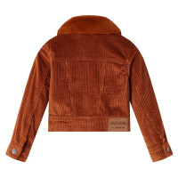 Gyerek kabát Corduroy Cognac 116 - utánvéttel vagy ingyenes szállítással