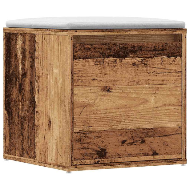 Antik fa szerelt fa tárolódoboz 40,5 x 40 x 40 cm - utánvéttel vagy ingyenes szállítással