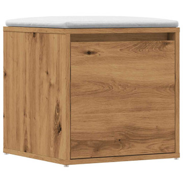 Kézműves tölgy szerelt fa tárolódoboz 40,5 x 40 x 40 cm - utánvéttel vagy ingyenes szállítással