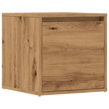 Kézműves tölgy szerelt fa tárolódoboz 40,5 x 40 x 40 cm - utánvéttel vagy ingyenes szállítással