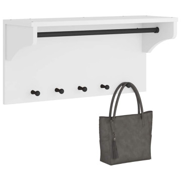SANDNES tömör fenyőfa falra szerelt kabátállvány 87x30x42 cm - utánvéttel vagy ingyenes szállítással
