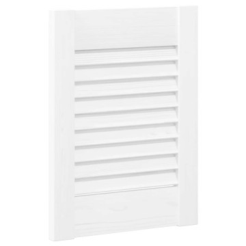 Fehér lamellás szekrényajtó 39,5 x 39,4 cm - utánvéttel vagy ingyenes szállítással