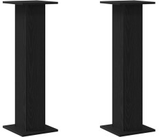 Növényállvány 2 db Fekete Tölgy 30x30x95 cm Mérnöki Fa - utánvéttel vagy ingyenes szállítással