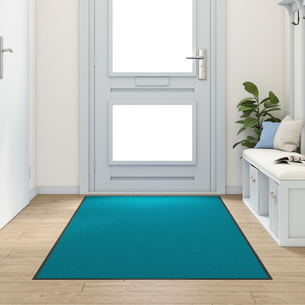 Kék Mosható Mosdó Szőnyeg 120x300 cm - utánvéttel vagy ingyenes szállítással