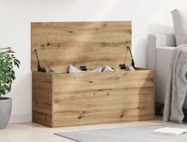 Tároló Doboza Fedéllel Kézműves Tölgy 100x42x46 cm Mérnöki Fa - utánvéttel vagy ingyenes szállítással