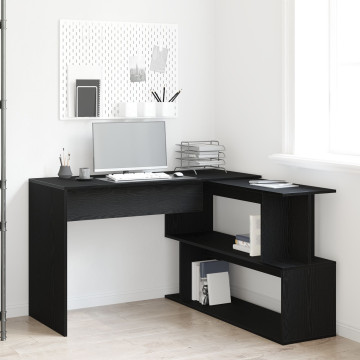 Asztal Fekete Tölgy 200x50x76 cm Mérnöki Fa - utánvéttel vagy ingyenes szállítással