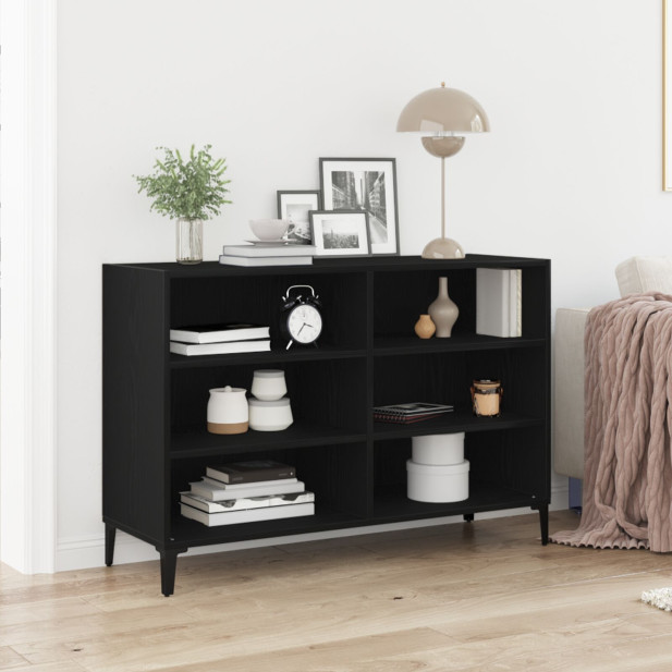 Fekete tölgy büfé 103,5x35x70 cm Műnyag - utánvéttel vagy ingyenes szállítással