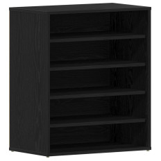 Cipőszekrény Fekete Tölgy 60x35x70 cm Műanyag - utánvéttel vagy ingyenes szállítással