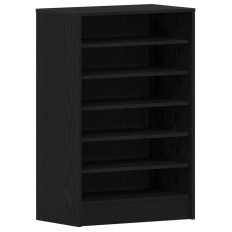 Cipőtároló Fekete Tölgy 60x35x92 cm Műgyanta - utánvéttel vagy ingyenes szállítással