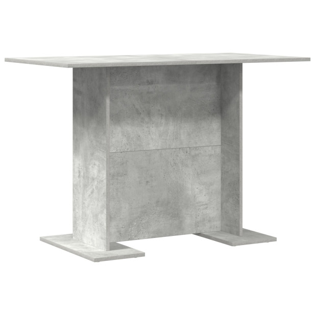 Beton Szürke Étkezőasztal 110x60x75 cm Mérnöki Fa - utánvéttel vagy ingyenes szállítással
