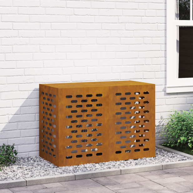 Klímaparaván 100x50x70 cm Időjárásálló Acél - utánvéttel vagy ingyenes szállítással