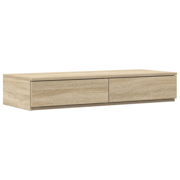 Ágy Fiókok Sonoma Tölgy 80x36,5x16,5 cm Mérnöki Fa - utánvéttel vagy ingyenes szállítással